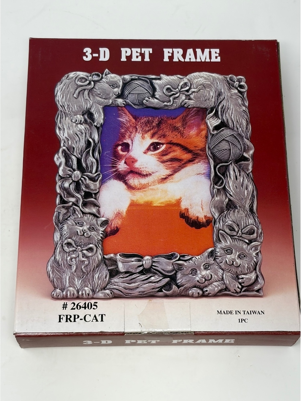3-D Pet Frame Cat Design Picture Frame